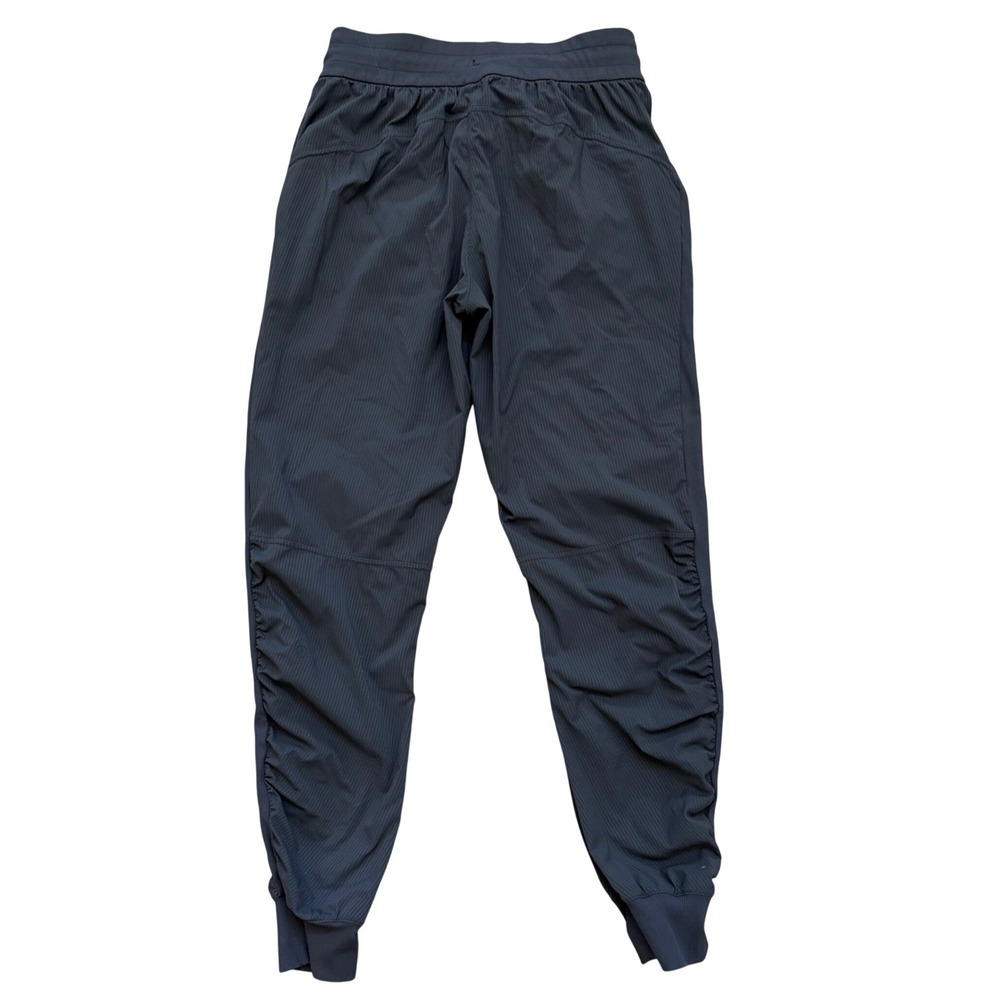 Lululemon Beyond the Studio Jogger Women 8 Graphite Herringbone‎ Ruched Pant